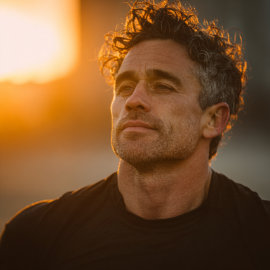 Група чоловіків середнього віку на тренуванні MenStrong